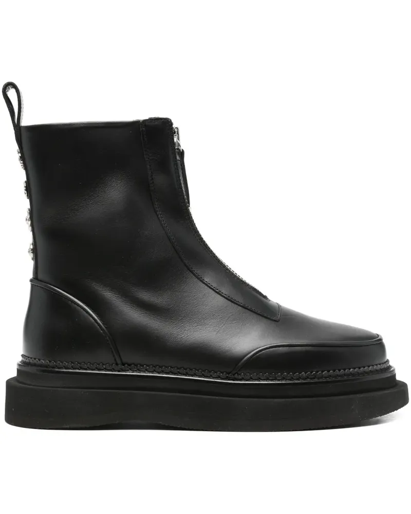 Toga Stiefel mit Reißverschluss - Schwarz Schwarz
