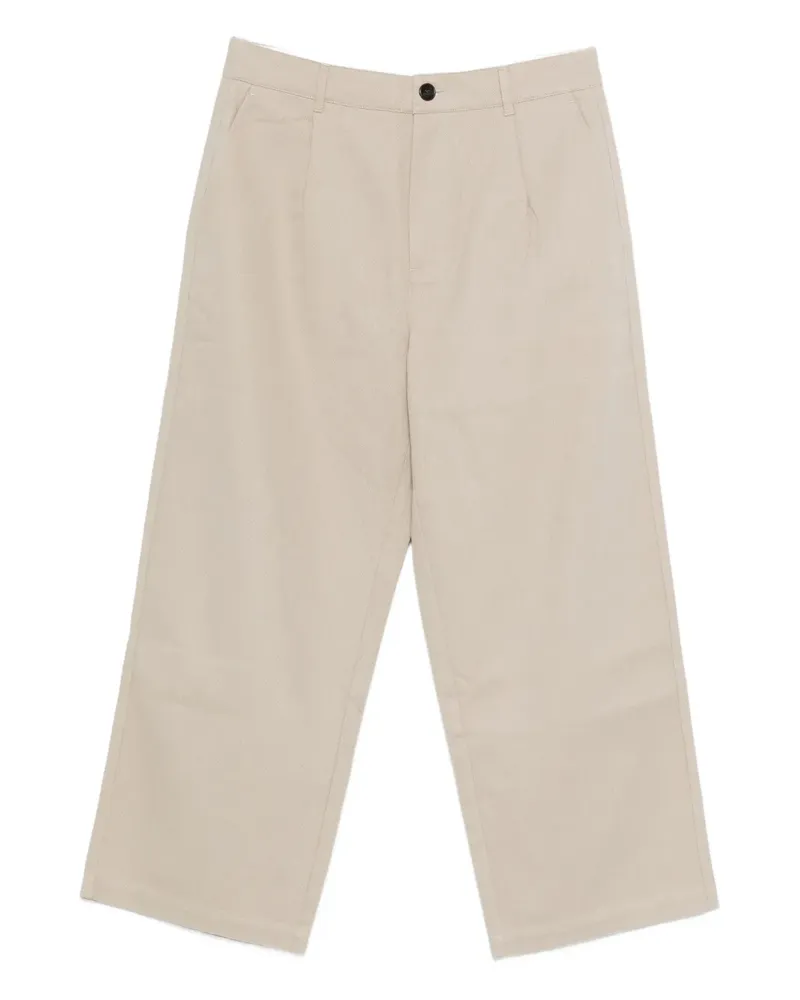 6397 Hose mit Falten - Grau Grau