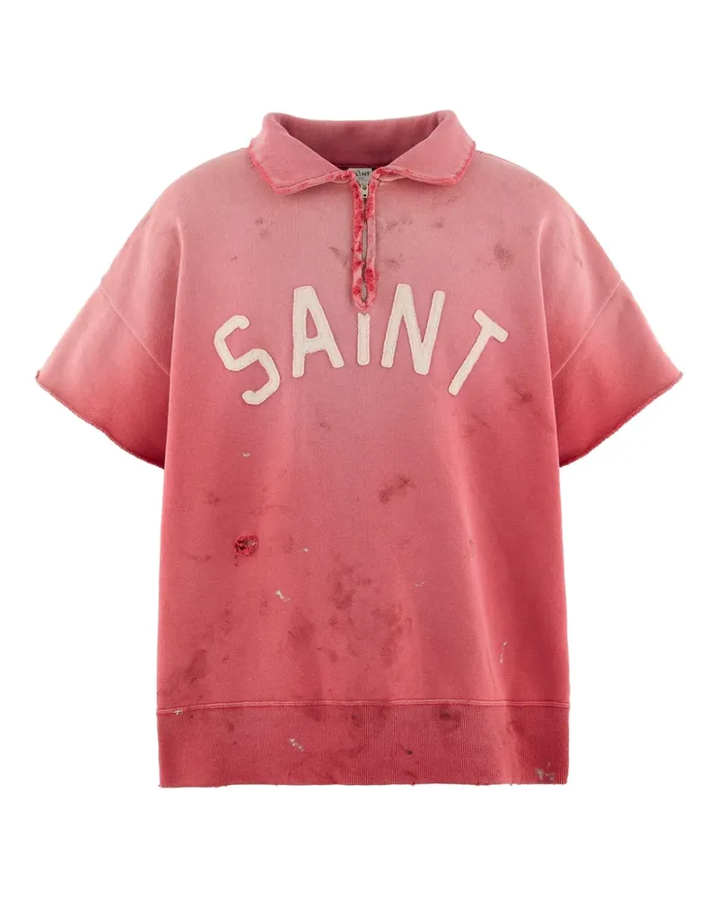 SAINT MXXXXXX half-zip polo shirt - Rot Rot