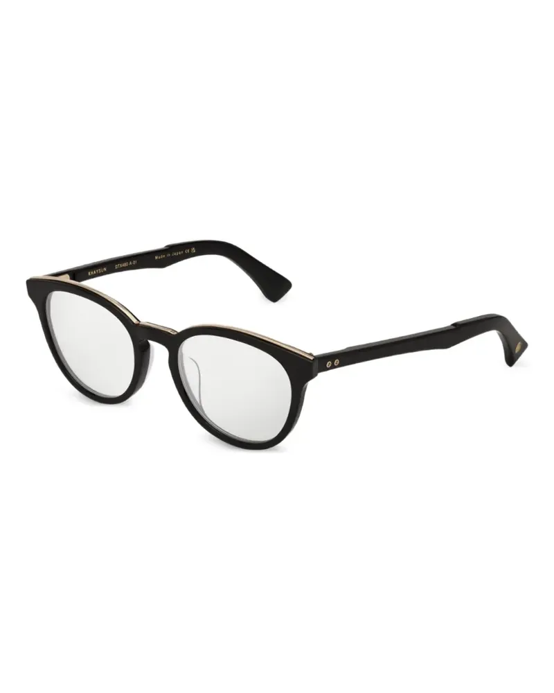 DITA Khaysun oval-frame glasses - Schwarz Schwarz