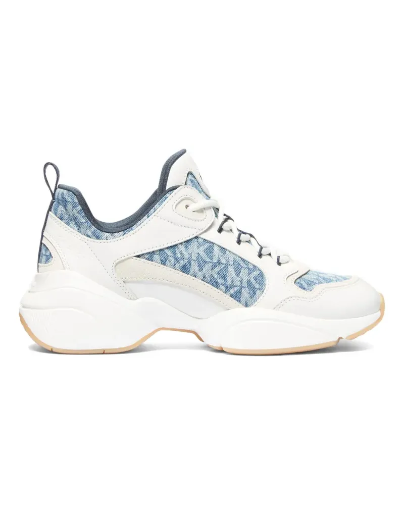 Michael Kors logo-print sneakers - Weiß Weiß