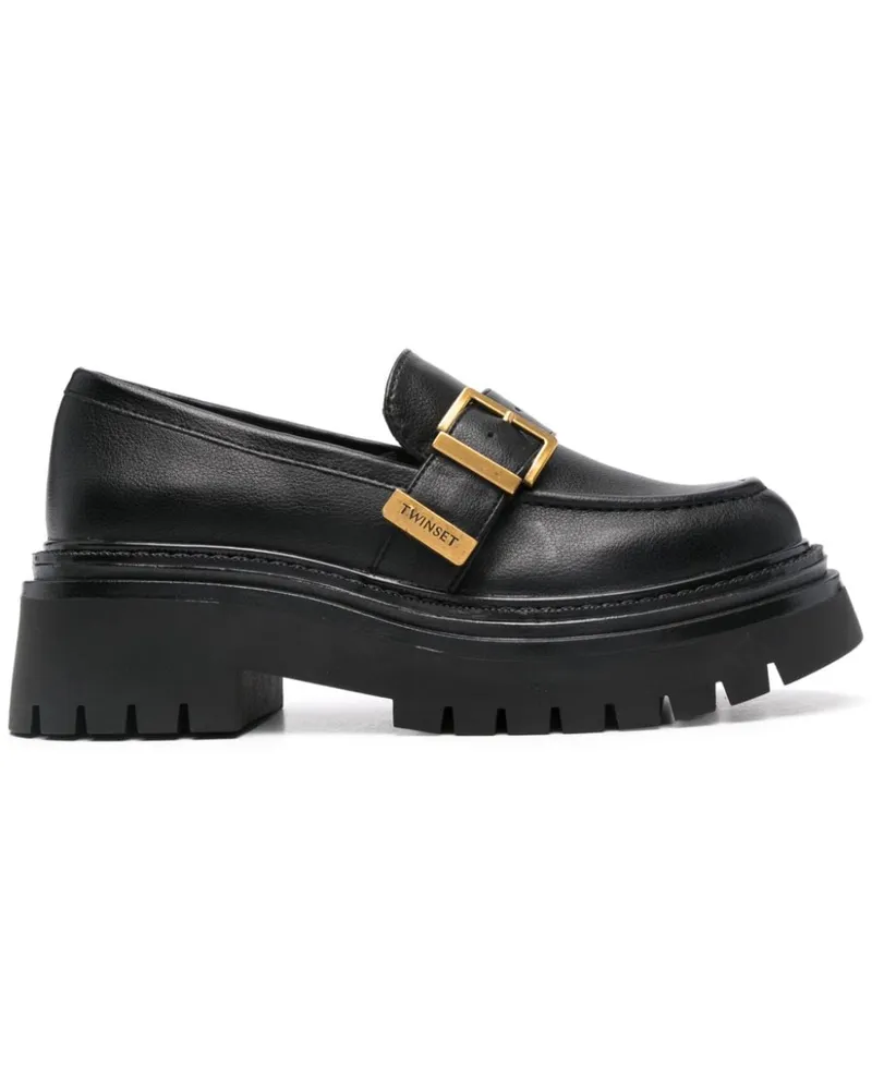 Twin-Set Oval T Loafer Schwarz