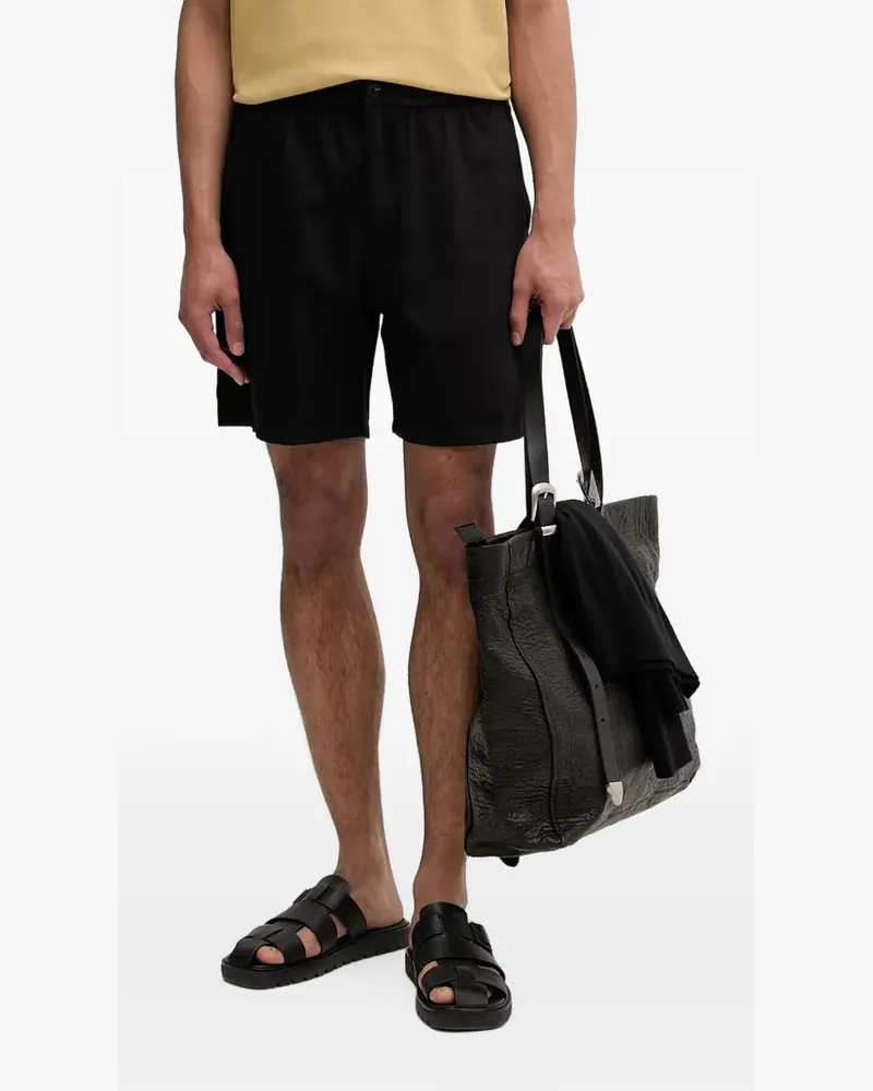 Marc O'Polo elasticated-waist bermuda shorts - Schwarz Schwarz