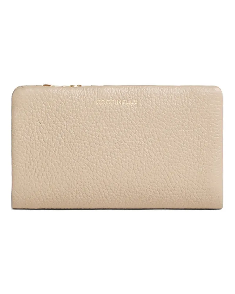 Coccinelle press-stud-fastening wallet - Nude Nude