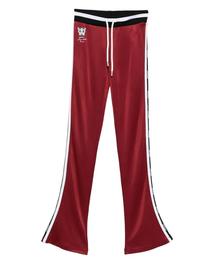 OFF-WHITE Gestreifte Jogginghose - Rot Rot