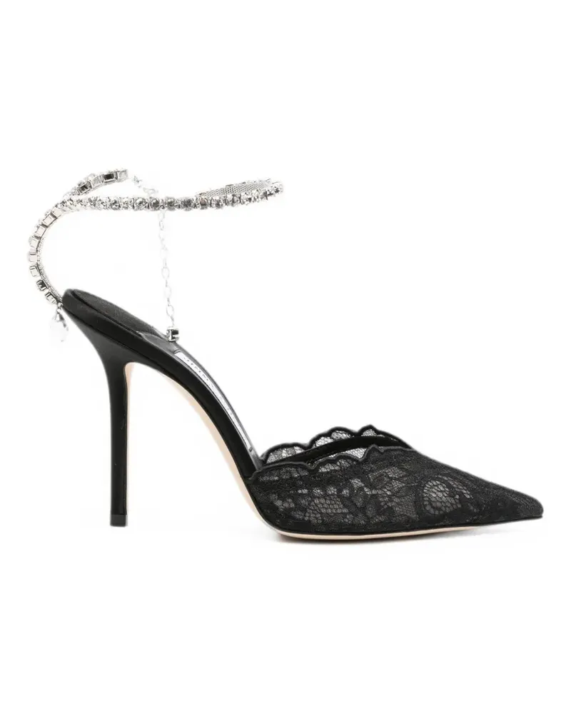 Jimmy Choo Saeda Pumps mit Kristallen - Schwarz Schwarz