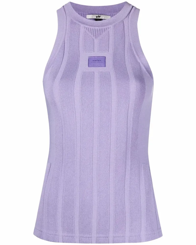 Eytys Geripptes Top - Violett Violett