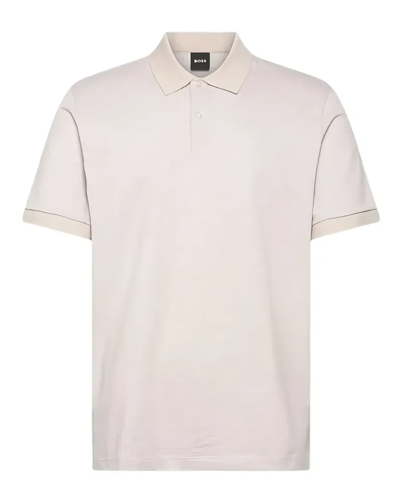 HUGO BOSS short-sleeve cotton polo shirt - Nude Nude