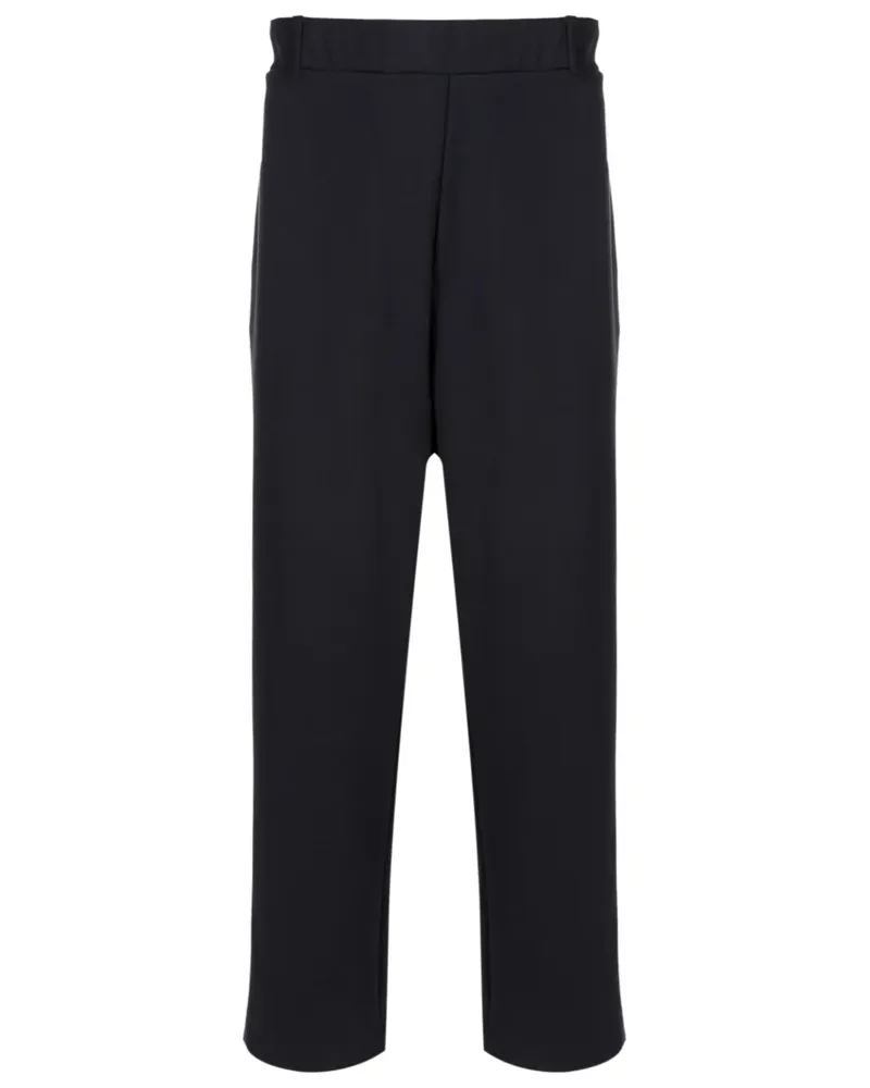 Osklen Fein gerippte Straight-Leg-Hose - Schwarz Schwarz
