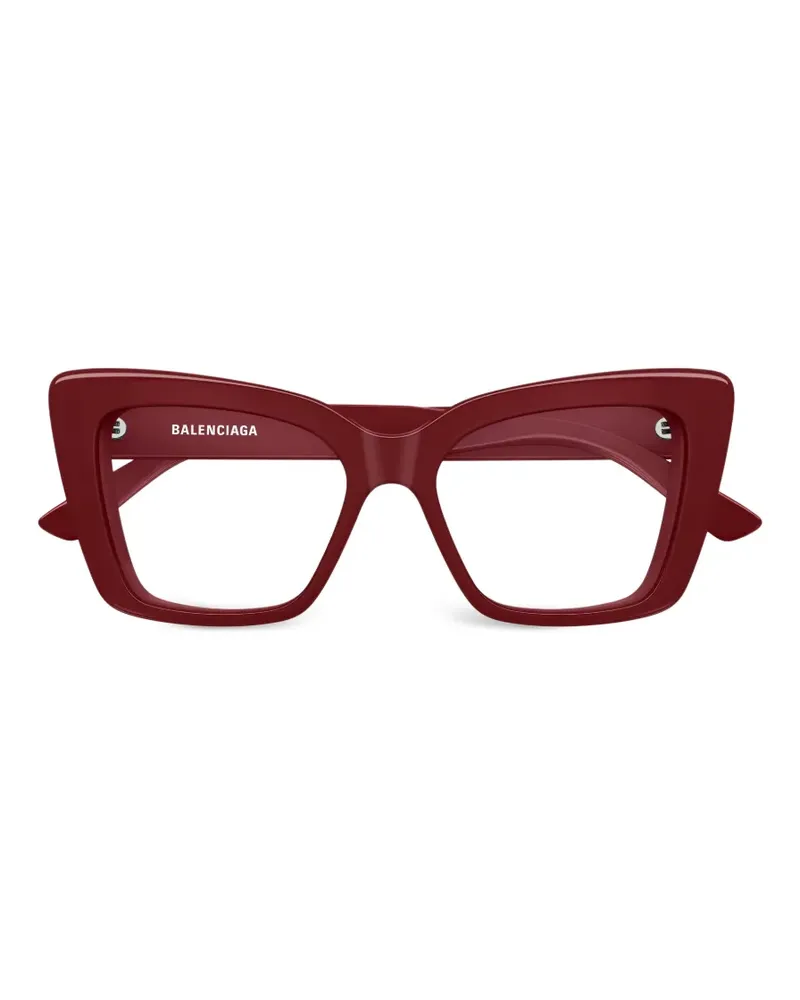 Balenciaga geometric-frame glasses - Rot Rot