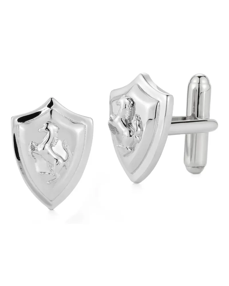 MATEO Manschettenknöpfe mit Hengstmotiv - Silber Silber