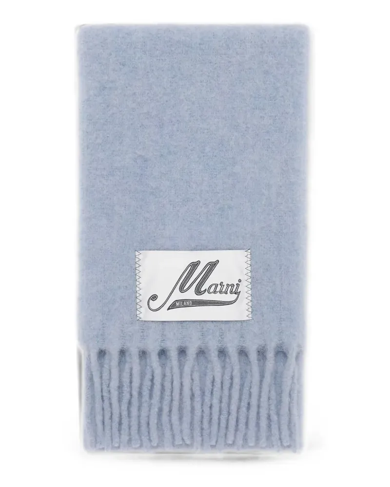 Marni light blue alpaca scarf - Blau Blau