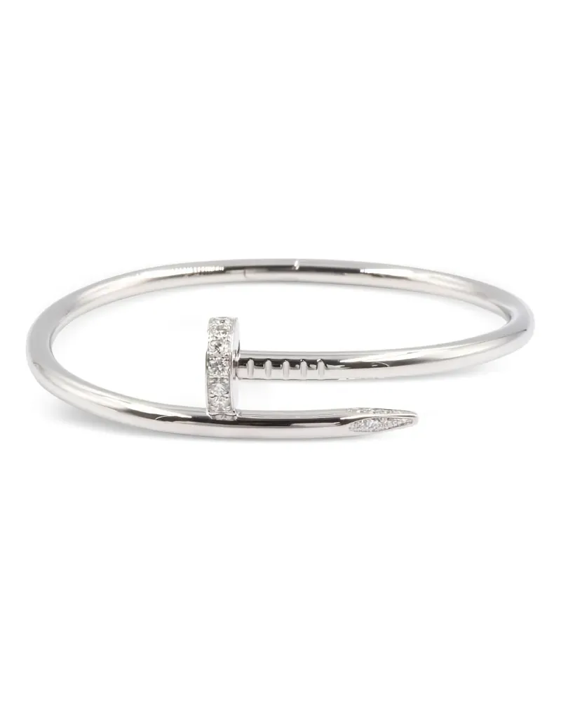 Cartier 2010s Juste un Clou Armband mit Diamant - Silber Silber