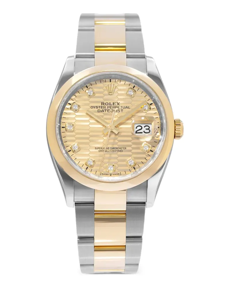 Rolex 2024 Datejust Armbanduhr 36mm - Gold Gold