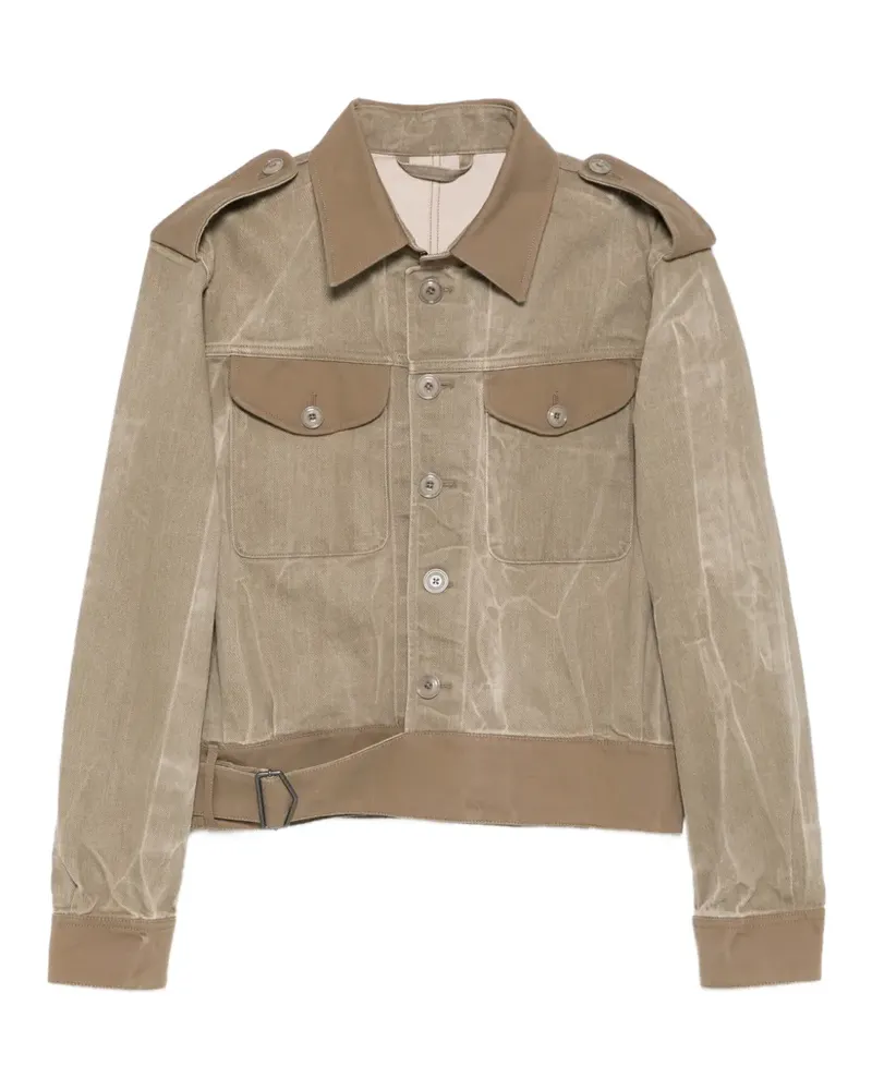 Our Legacy Battle flap-pocket jacket - Grün Grün