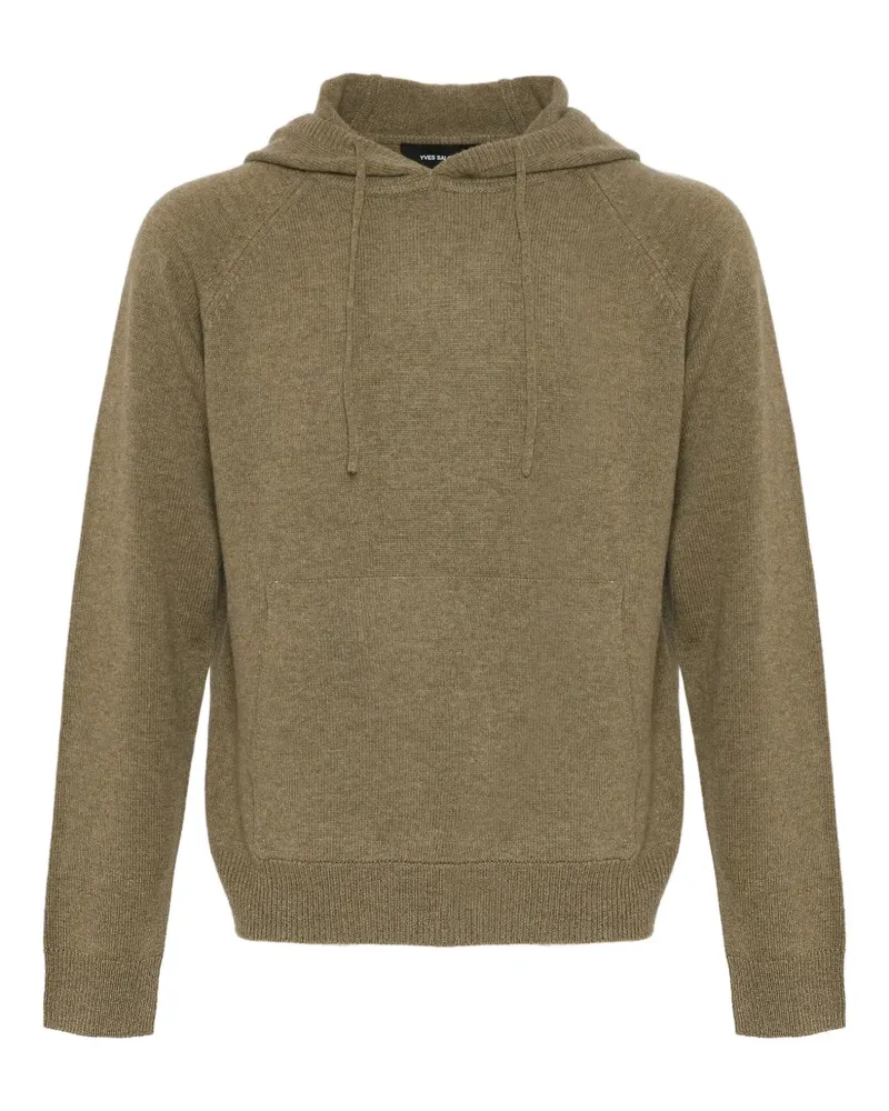 Yves Salomon Gestrickter Hoodie - Nude Nude