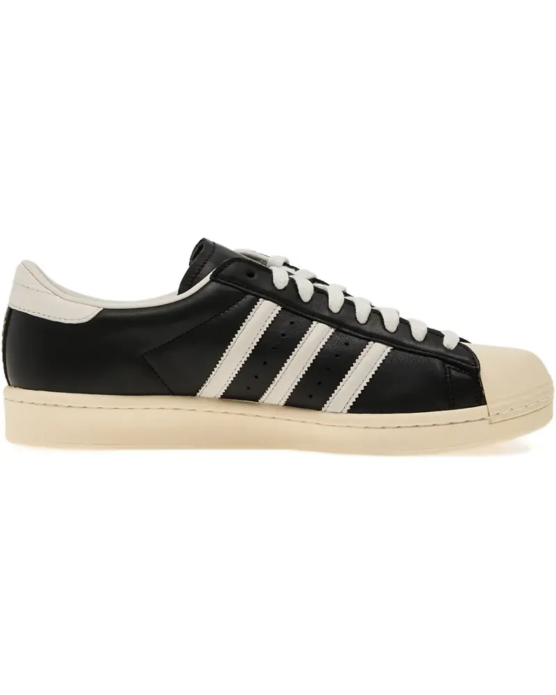 adidas Superstar Sneakers mit drei Streifen - Schwarz Schwarz