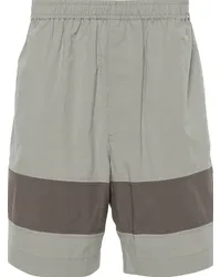 Craig Green Shorts in Colour-Block-Optik Grau