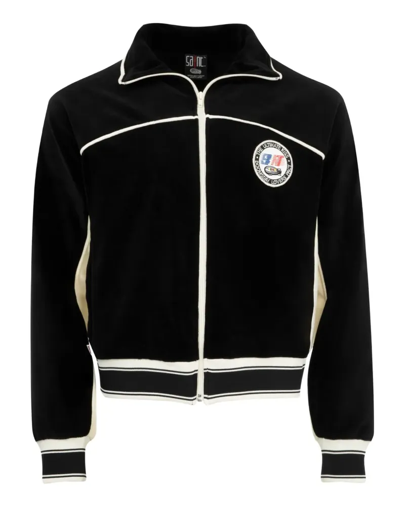 SAINT MXXXXXX Jacke mit Logo-Patch - Schwarz Schwarz