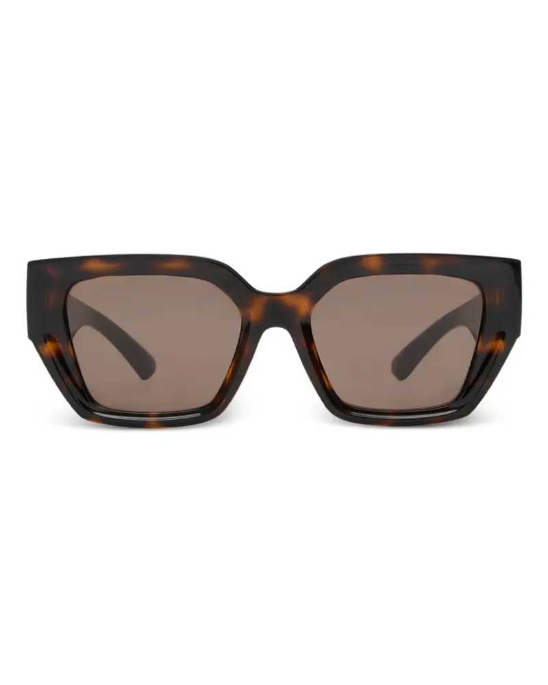 Burberry Sonnenbrille mit Logo - Braun Braun
