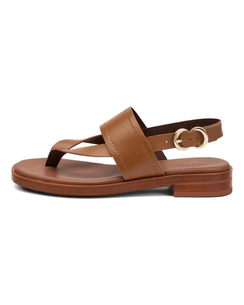 FRAU leather thong sandals - Braun Braun