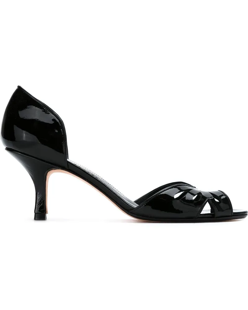 Sarah Chofakian Pumps aus Lackleder - Schwarz Schwarz