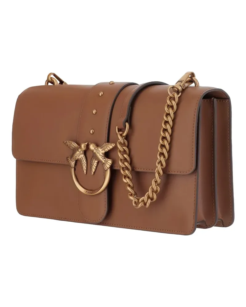 Pinko Love One Schultertasche - Braun Braun