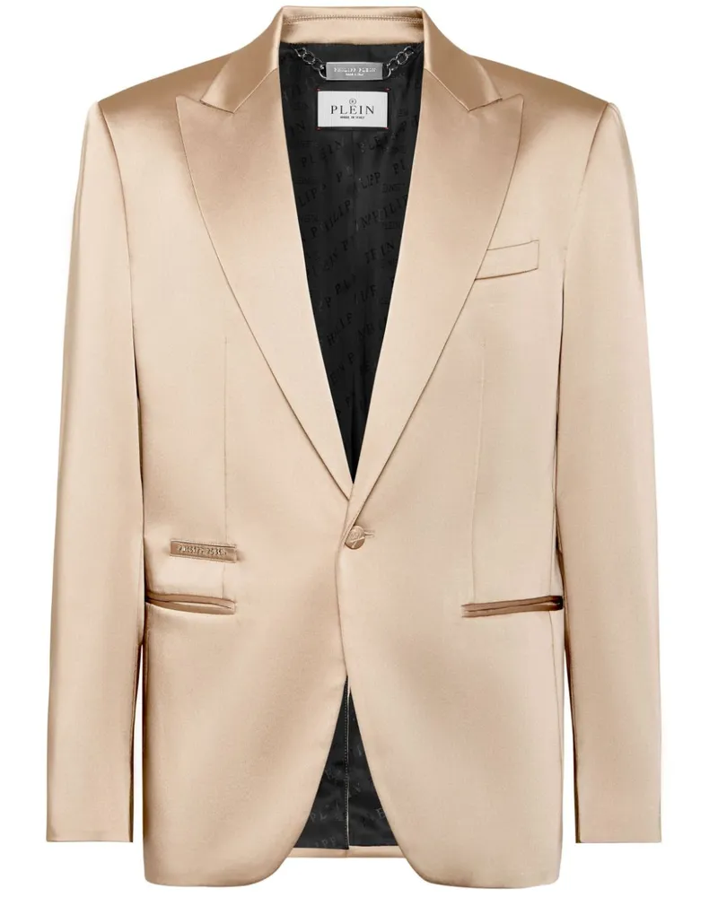 Philipp Plein Sakko aus Satin - Nude Nude