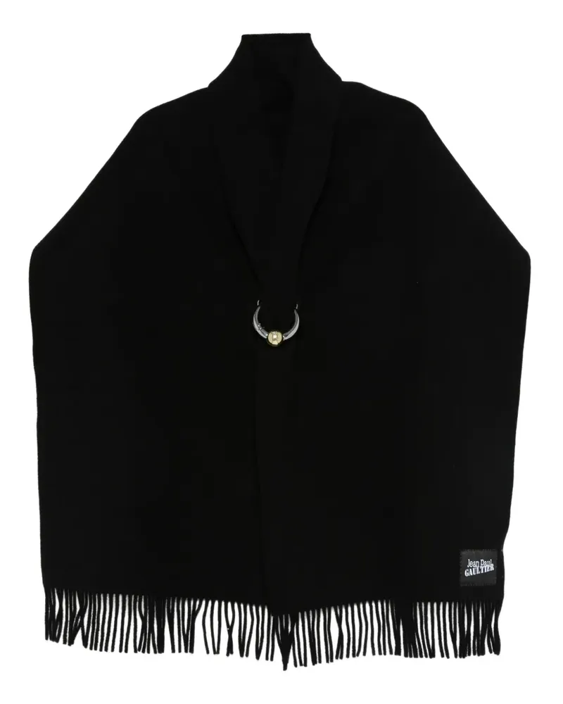 Jean Paul Gaultier Schal mit Ringdetail - Schwarz Schwarz