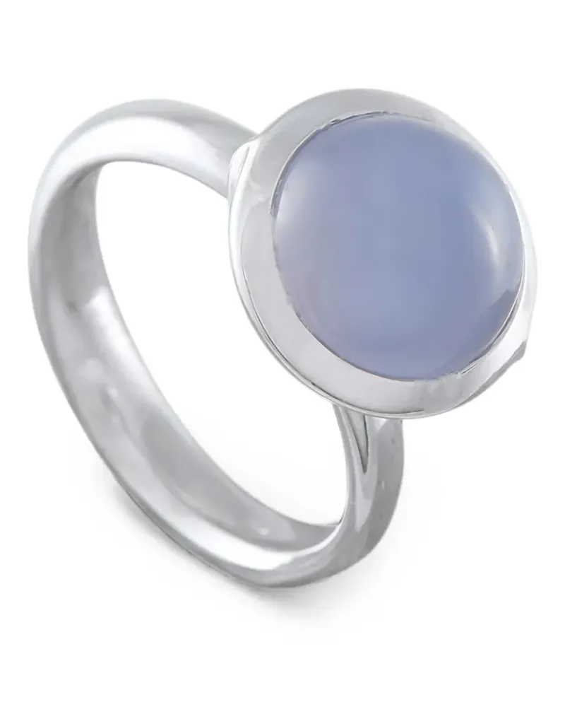 TAMARA COMOLLI Ring mit Chalzedon - Silber Silber