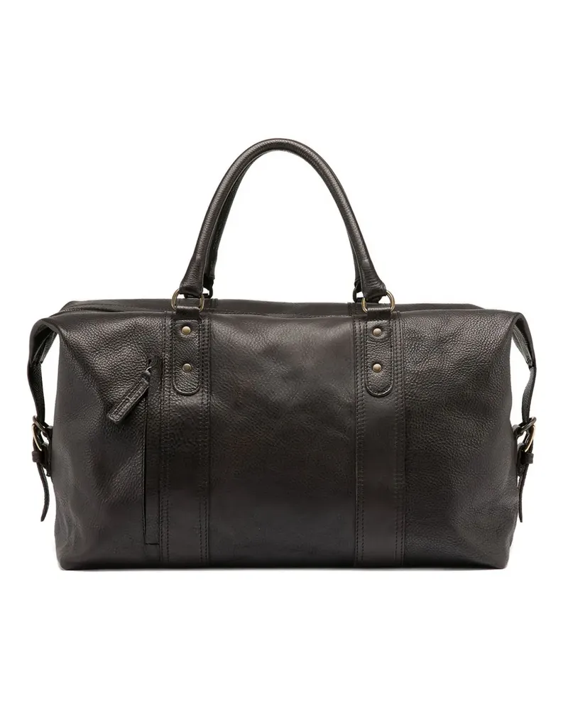 Officine Creative Italia Rare 045 Reisetasche mit Schnallenverschluss - Schwarz Schwarz