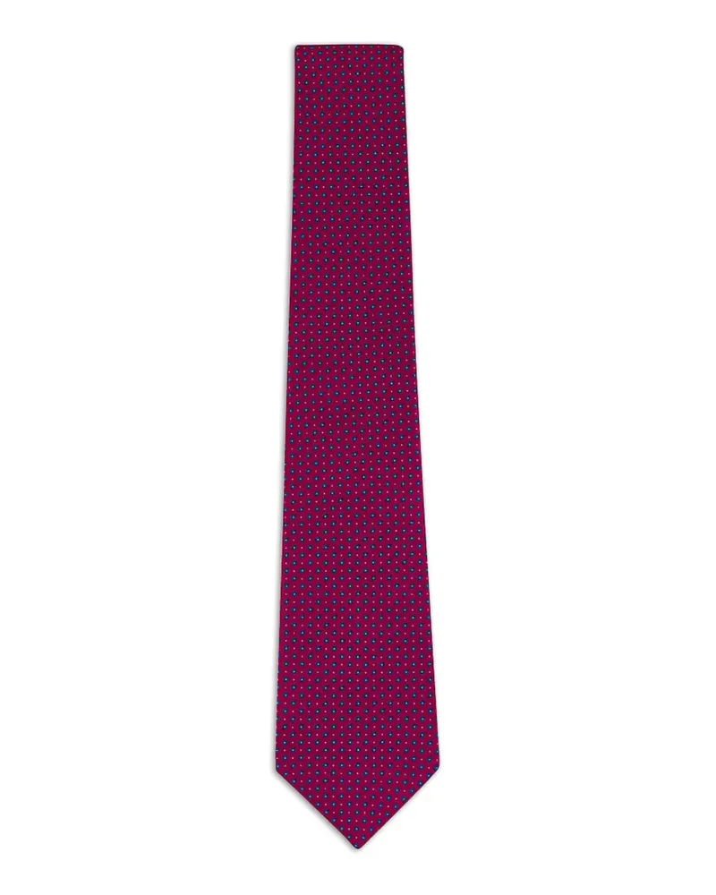 Kiton micro-patterned tie - Rot Rot