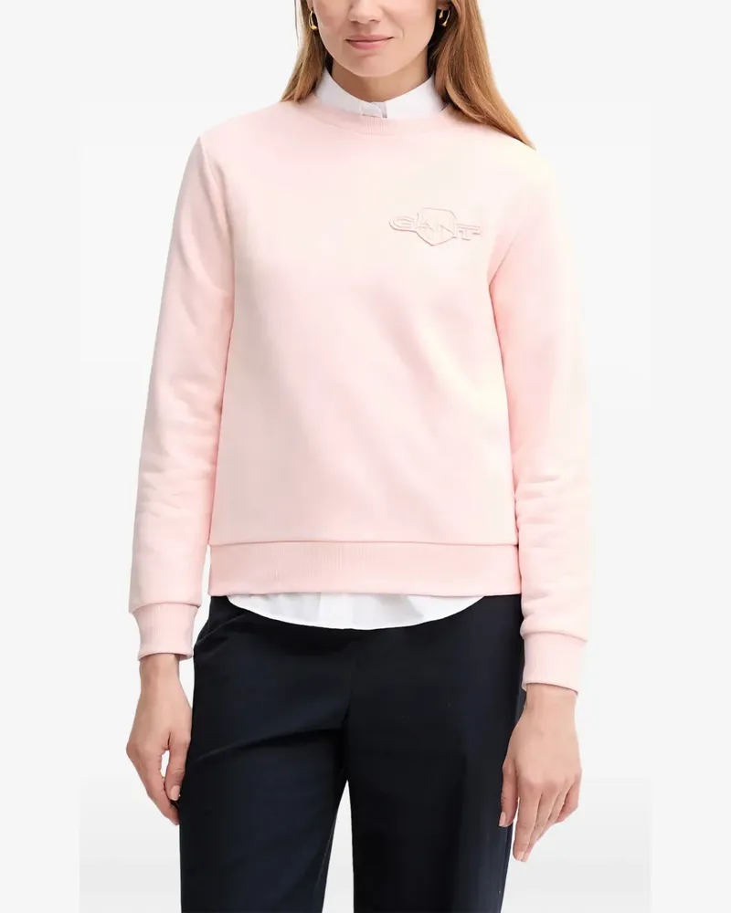 Gant logo-embroidered sweatshirt - Rosa Rosa
