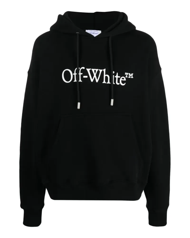 OFF-WHITE Hoodie mit Logo-Print - Schwarz Schwarz