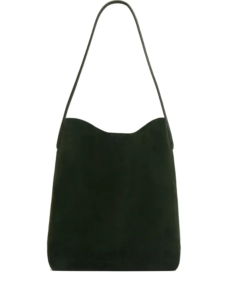 Mansur Gavriel Everyday Cabas Tote Bag aus Wildleder - Grün Grün