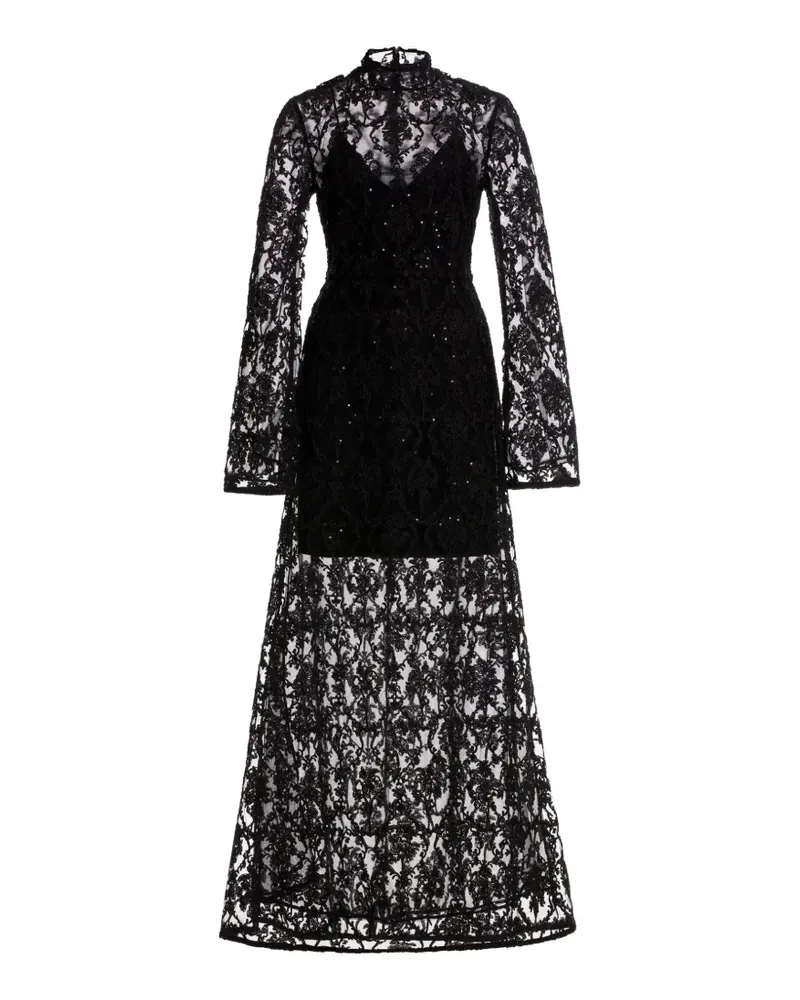 AGUA BENDITA Arcilla Paramo Maxikleid - Schwarz Schwarz