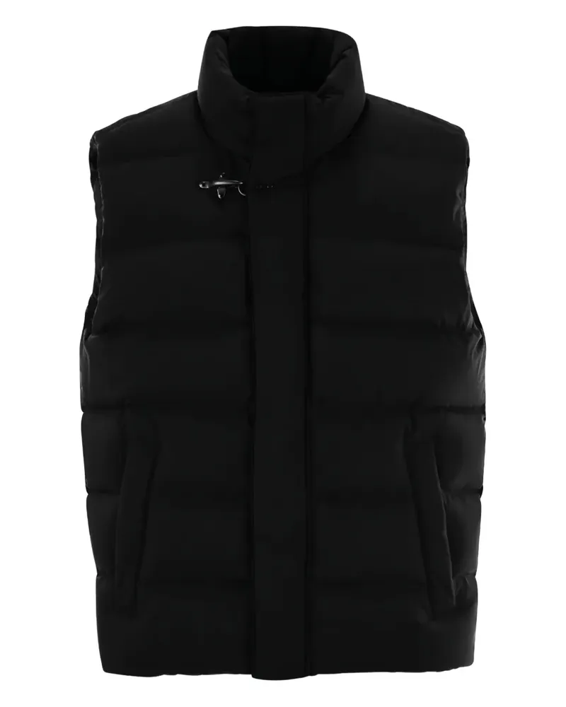 Fay high-neck padded gilet - Schwarz Schwarz