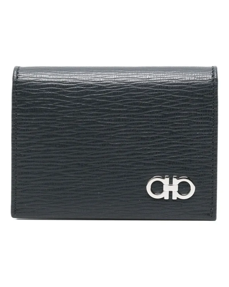Ferragamo Portemonnaie mit Logo-Schild - Blau Blau