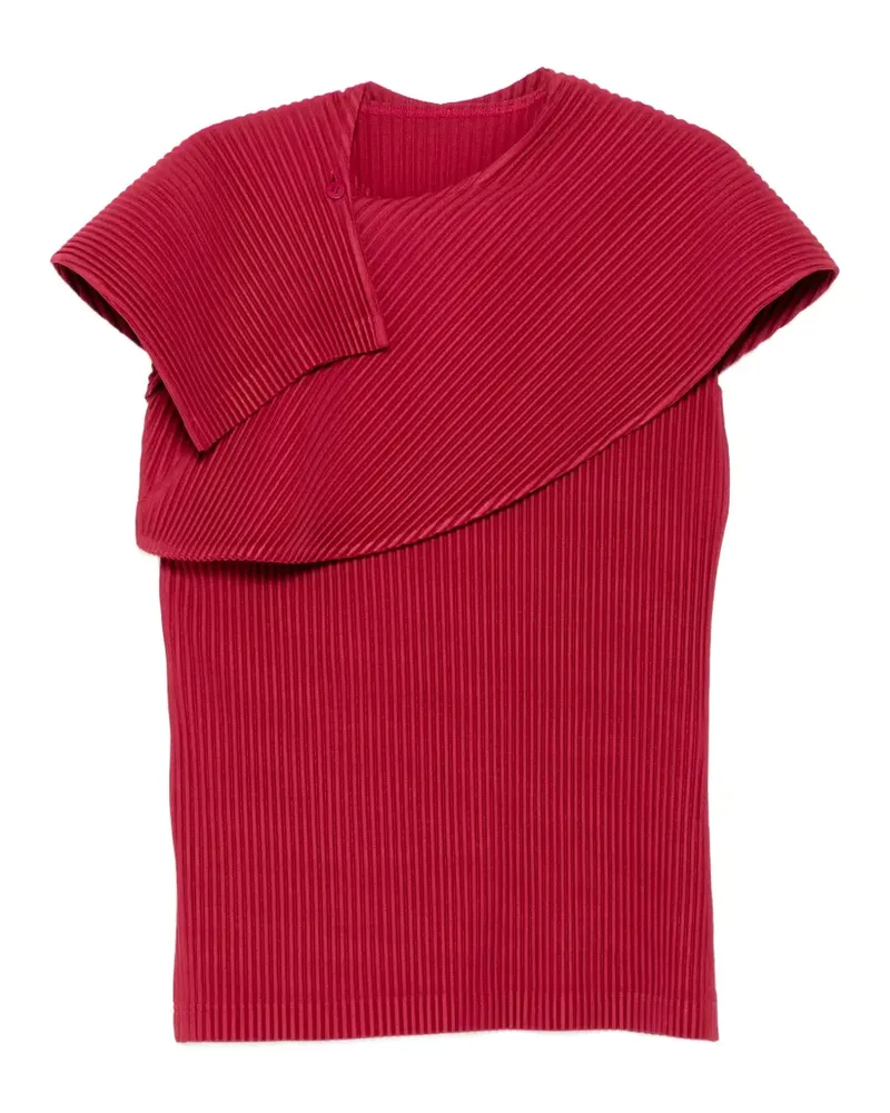 Issey Miyake pleated T-shirt - Rot Rot