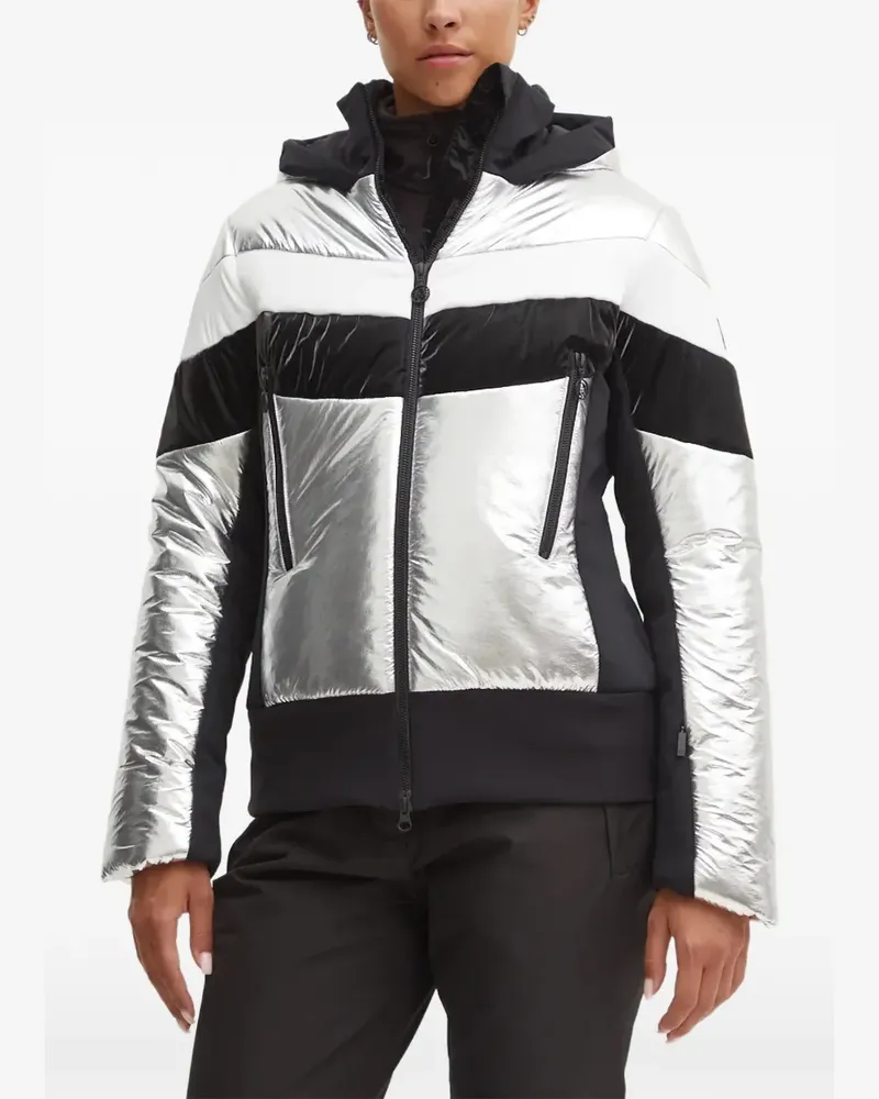 Sportalm Kapuzenjacke mit Einsätzen - Silber Silber