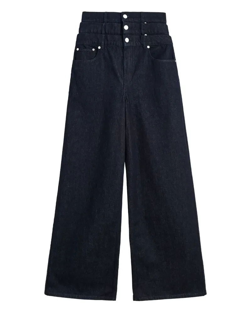 Viktor & Rolf Jeans im Layering-Look - Blau Blau