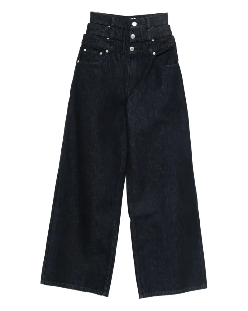 Viktor & Rolf Jeans im Layering-Look - Blau Blau