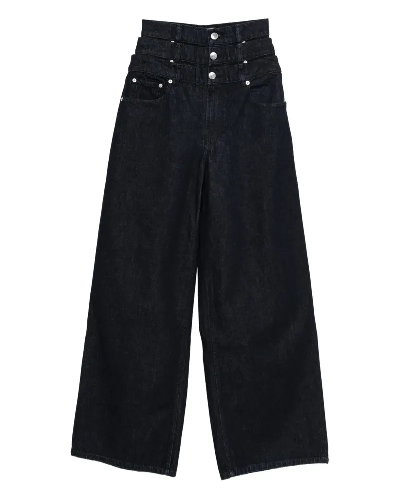 Viktor & Rolf Jeans im Layering-Look - Blau Blau