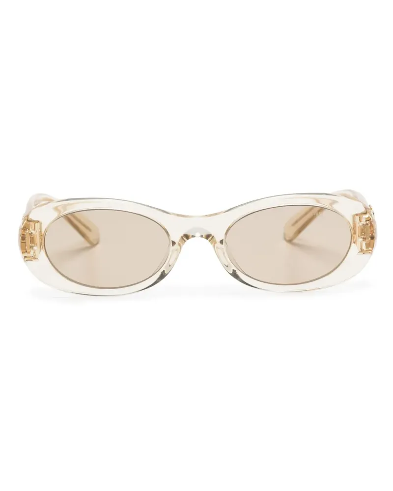 Miu Miu Ovale Glimpse Sonnenbrille - Gelb Gelb