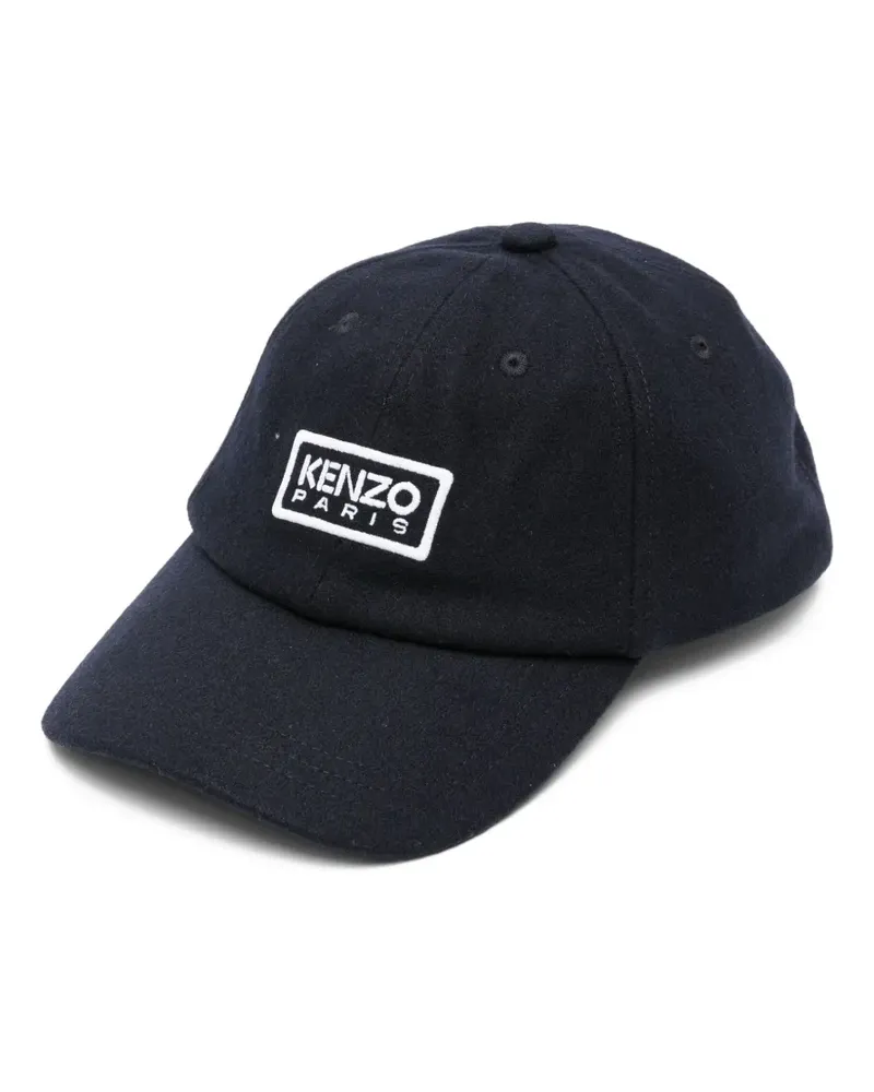 Kenzo Baseballkappe mit Logo-Stickerei - Blau Blau