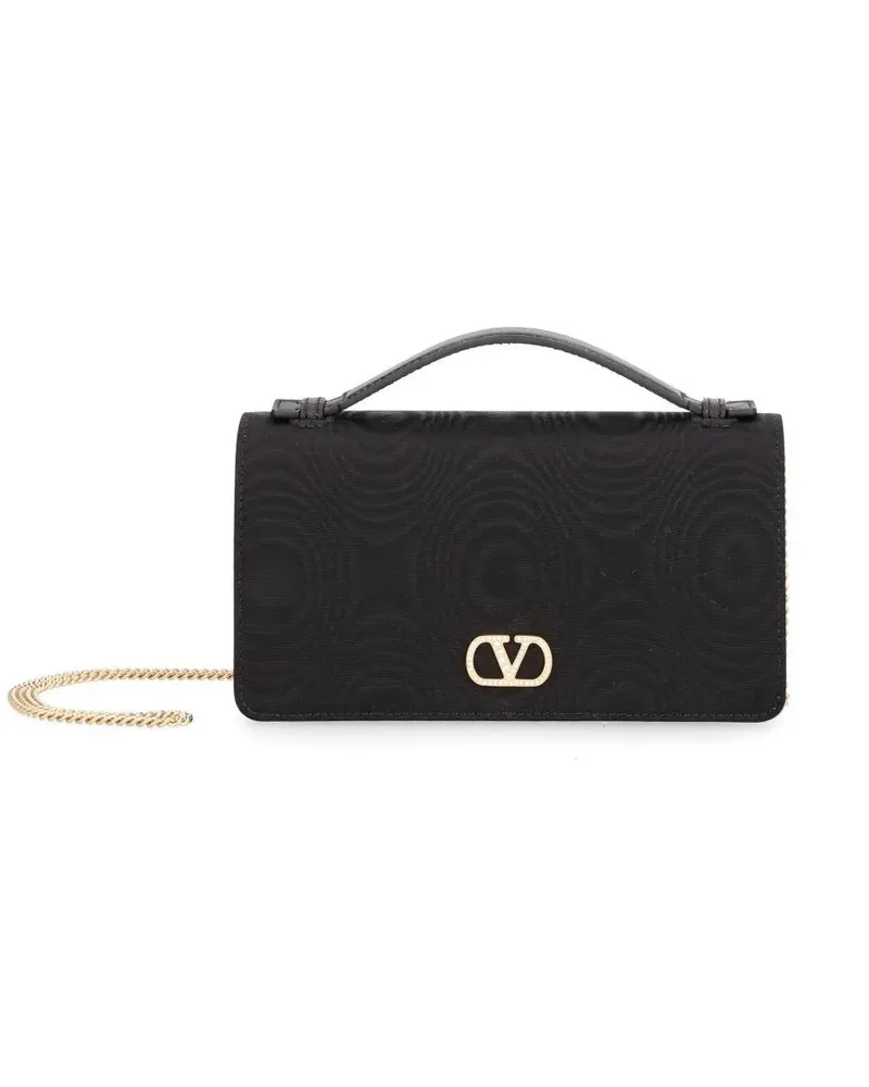 Valentino Garavani VLogo Signature Schultertasche - Schwarz Schwarz