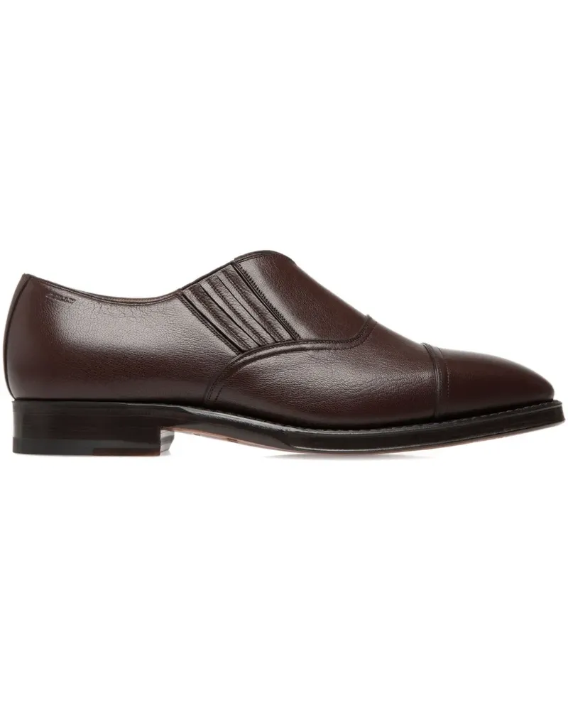 Bally Scribe Loafer aus strukturiertem Leder - Braun Braun
