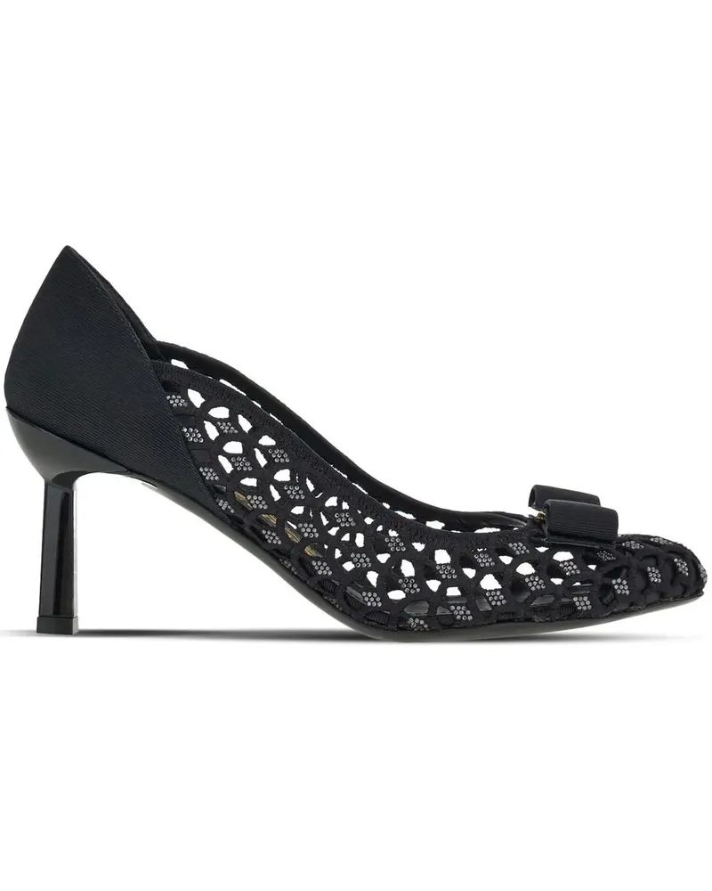 Ferragamo Vara Pumps 70mm - Schwarz Schwarz