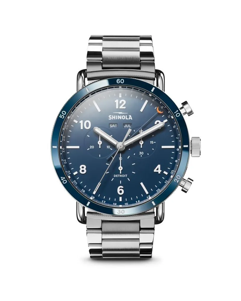 SHINOLA Canfield Sport Chronograph 45mm - Blau Blau