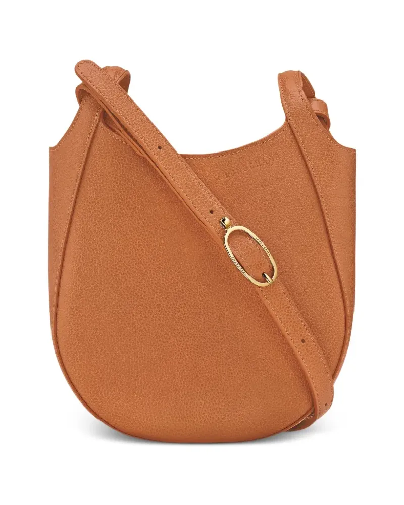 Longchamp Kleine Le Foulonné Umhängetasche - Braun Braun